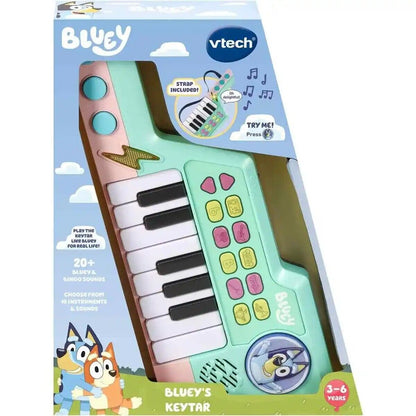 VTech Bluey Bluey’s Keytar Toy Piano and Guitar Combo