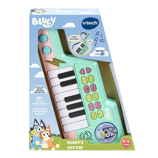 VTech Bluey Bluey’s Keytar Toy Piano and Guitar Combo