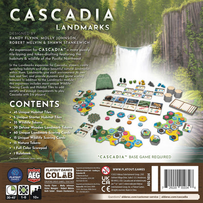 Cascadia Landmarks Expansion Board Game NEW