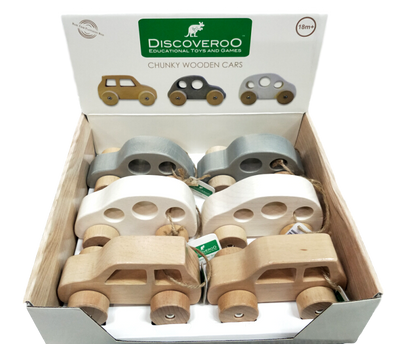 Discoveroo Chunky Wooden Cars