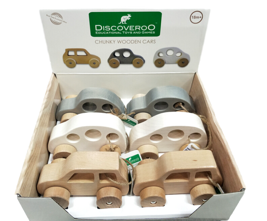 Discoveroo Chunky Wooden Cars