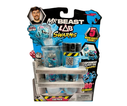 Mr Beast Lab Swarms 5 Pack Lab Micro Beasts Ultra Rare Panther Assorted