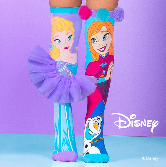 MADMIA Elsa and Anna Frozen Socks FOR TODDLER Ages 3-5