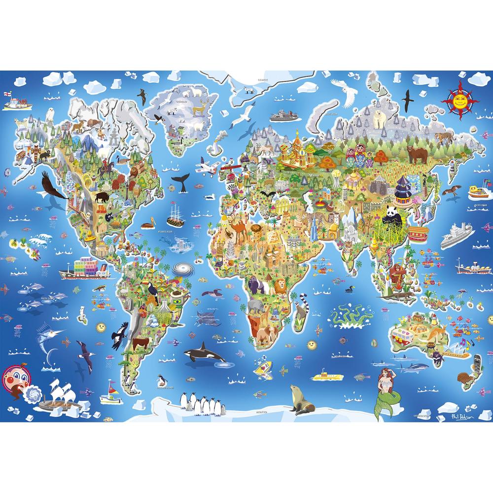 Gibsons Jigmap Our World 250 Piece Jigsaw Puzzle