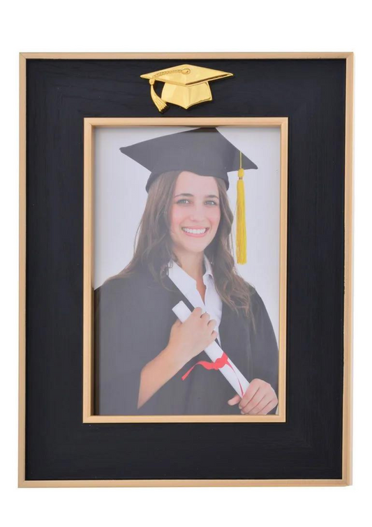 Graduation Golden Photo Frame 5 x 7 "