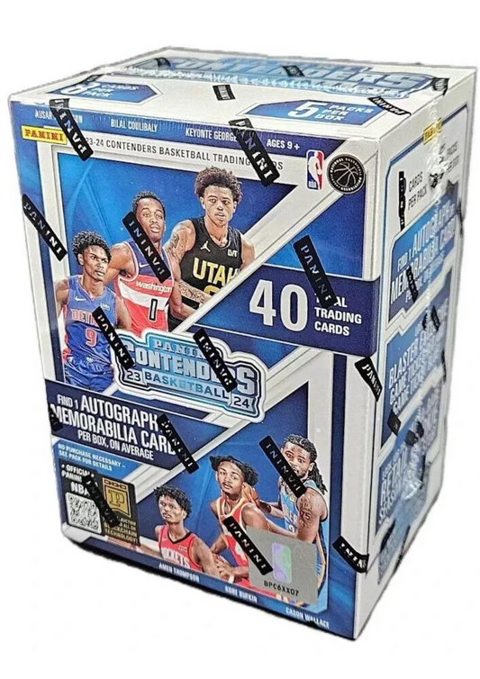 2023-24 Panini Contenders Basketball Factory Sealed 5 Pack Blaster Box NEW