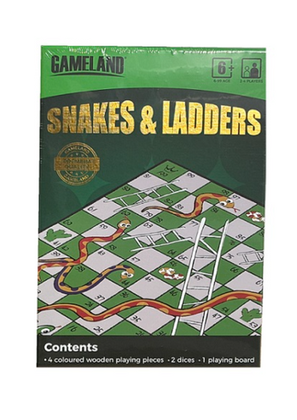 Snakes & Ladders Board Game by GAMELAND