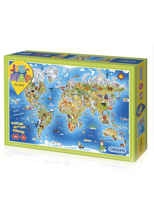 Gibsons Jigmap Our World 250 Piece Jigsaw Puzzle