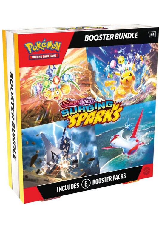 POKEMON TCG Scarlet &amp; Violet 8 Surging Sparks Booster Bundle