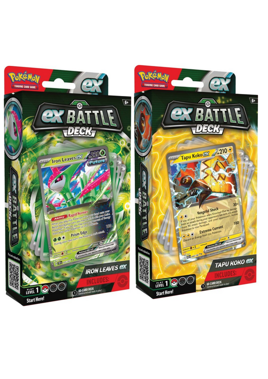 POKEMON TCG Tapu Koko ex OR Iron Leaves ex Battle Deck