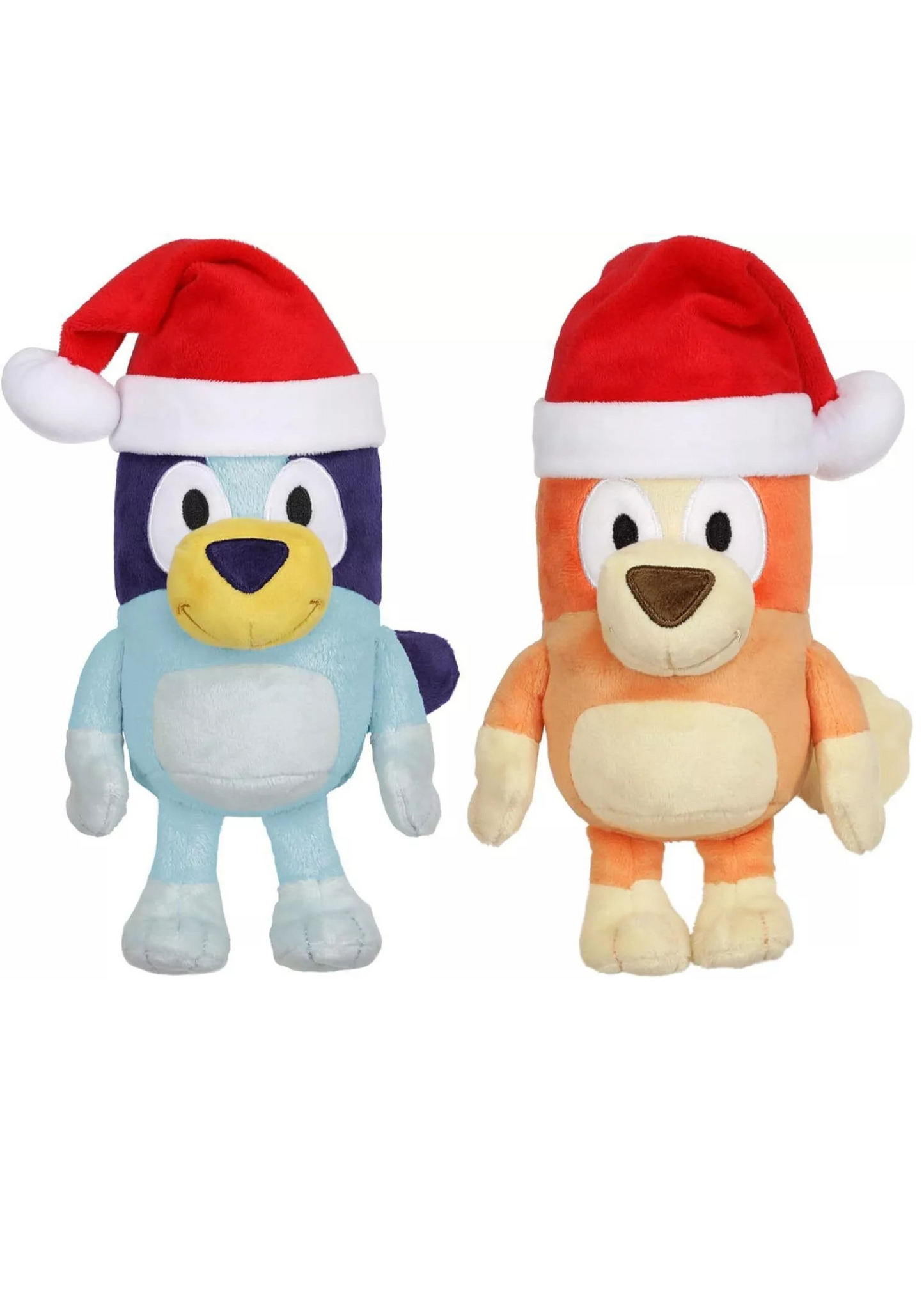 Bluey OR Bingo Christmas Festive Bluey Santa Hat 8 inch Plush