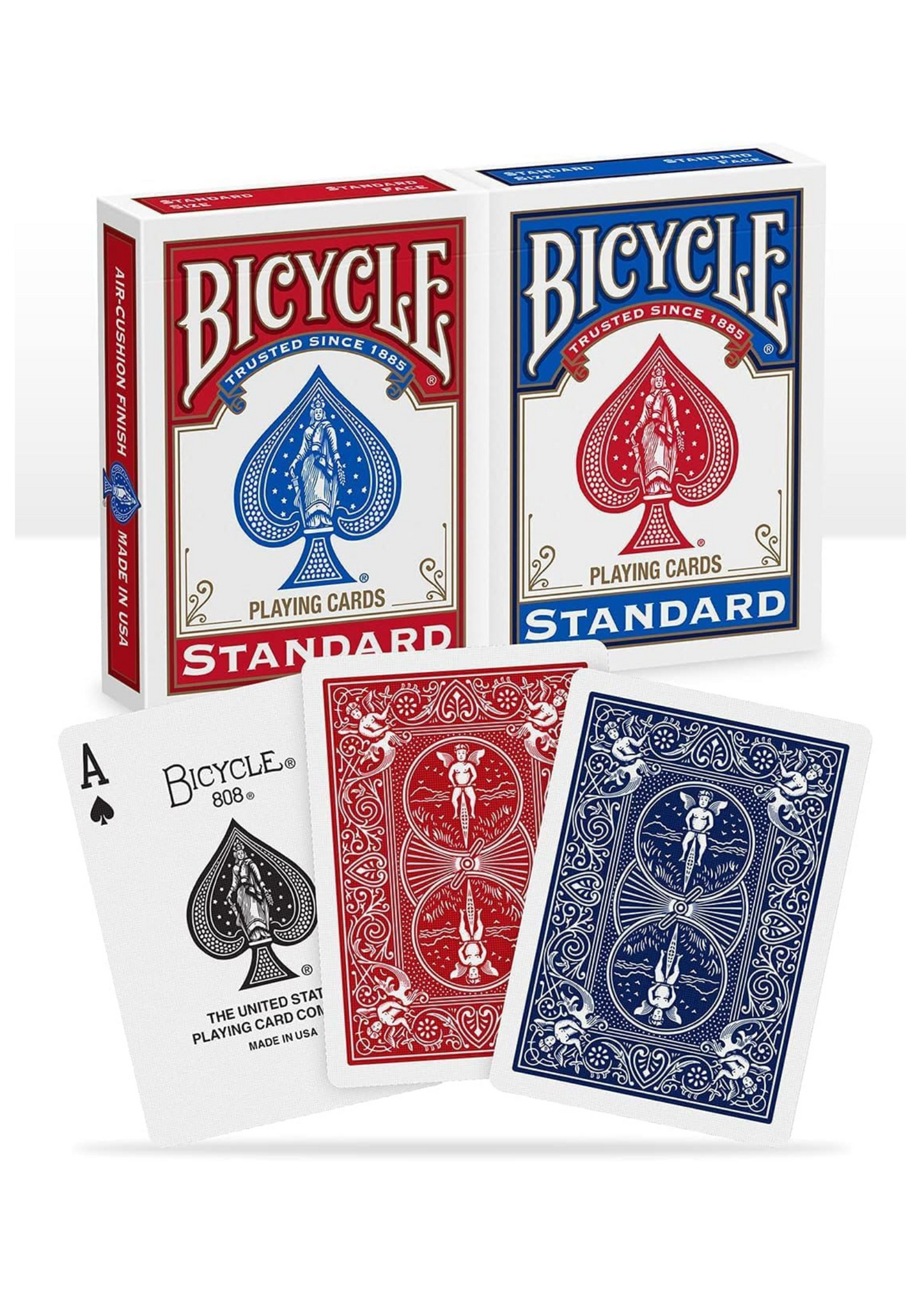 Bicycle Standard Playing Cards Red or Blue