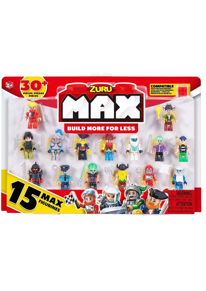 Zuru MAX Build Construction 15 Figurine Pack Assorted