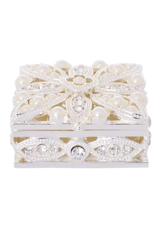 Pearl Diamond Trinket Box