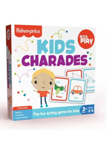 Fisher Price Kids Charades Educational Board Game