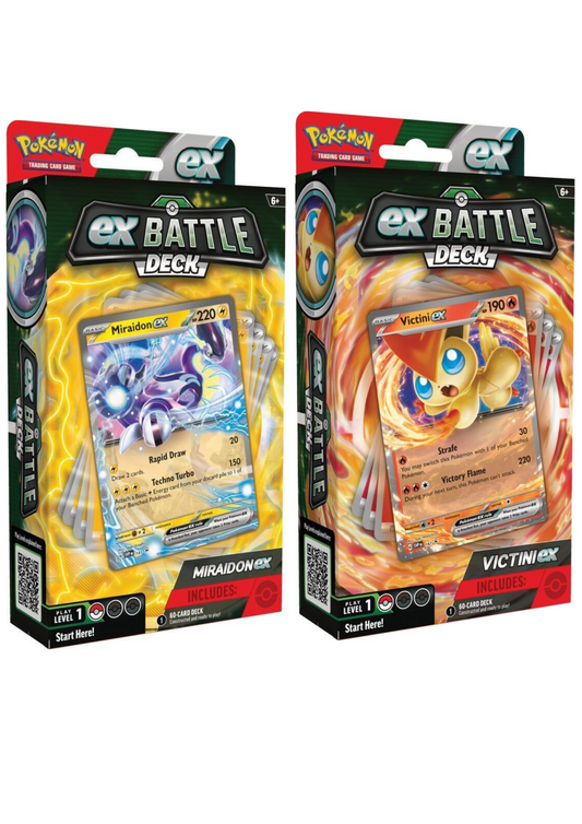 Pokemon TCG ex Battle Deck Victini Ex or Miraidon Ex