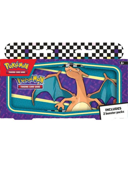 Pokemon TCG Pencil Tin 2024 Charizard Includes 2 Booster Packs