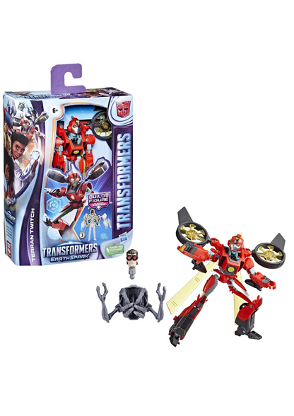 Transformers EarthSpark Deluxe Class Terran Twitch Action Figure