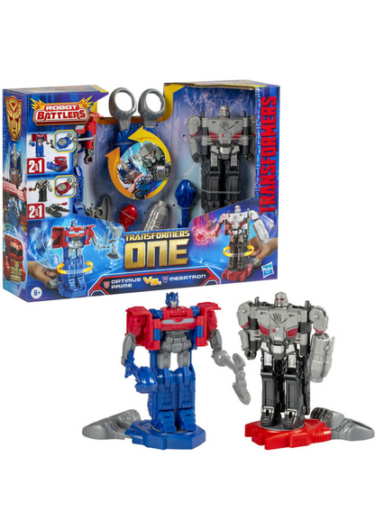 Transformers One Robot Battlers 2 Pack Optimus Prime vs Megatron