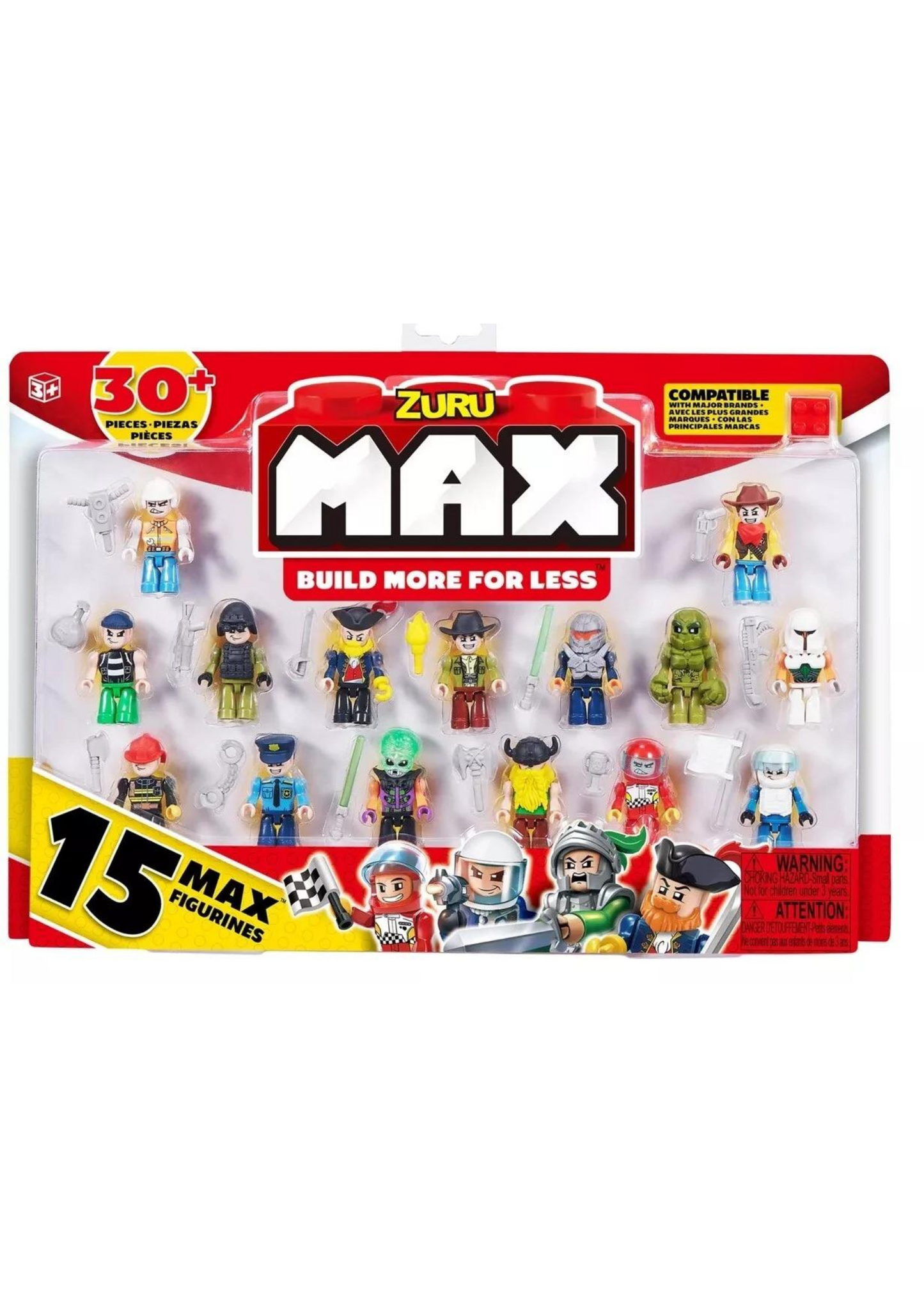 Zuru MAX Build Construction 15 Figurine Pack Assorted