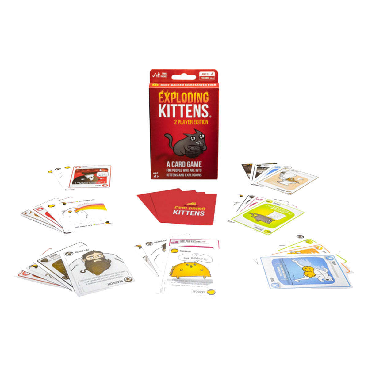 Exploding Kitten 2 Player Edition Card Game