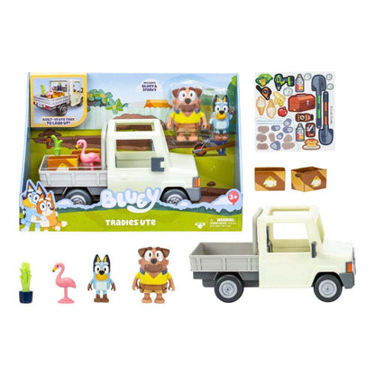 Bluey Series 10 Tradies Ute Vehicle and Figures