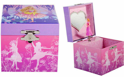 Princess Ballerina Spinning Musical Jewellery Box Small