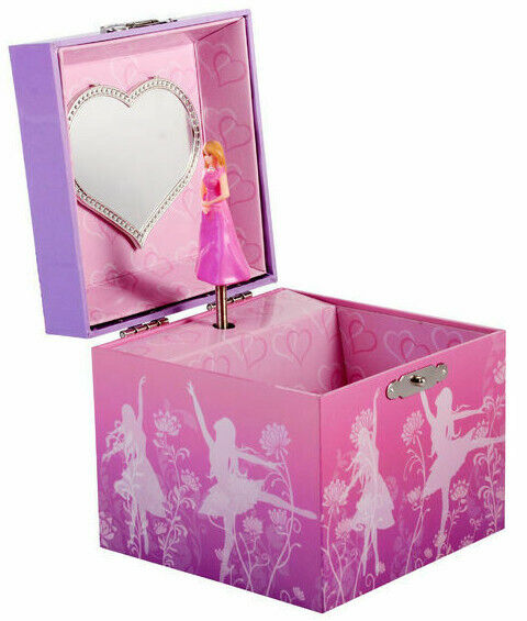 Princess Ballerina Spinning Musical Jewellery Box Small