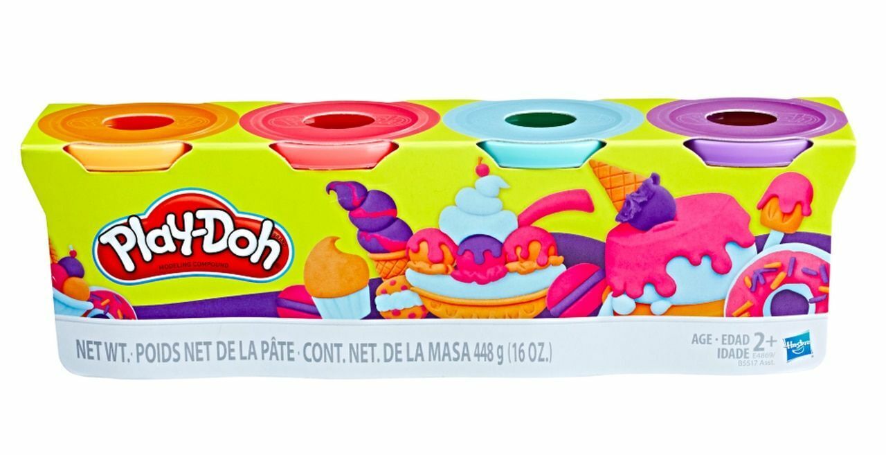 Play-Doh 4-Pack of Classic Colors Assorted