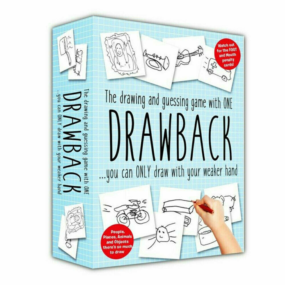 Drawback Board Game, Family Game, Draw Game