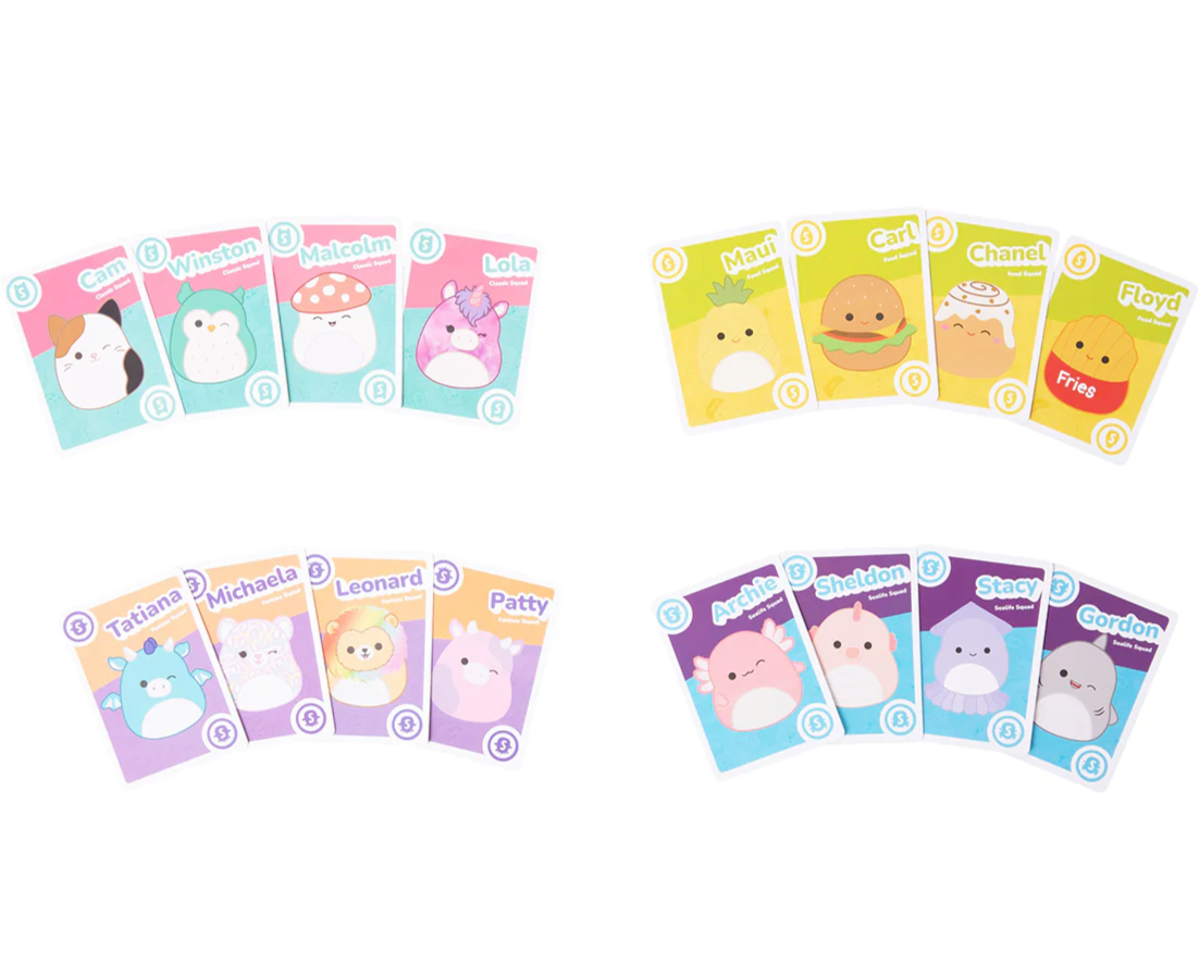 Squishmallows Take 4 Card Game