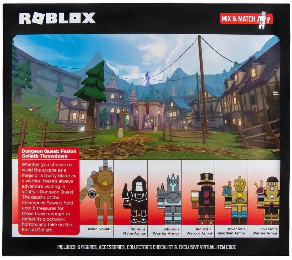 ROBLOX Environmental Pack Dungeon Quest Fusion Goliath Throwdown W10