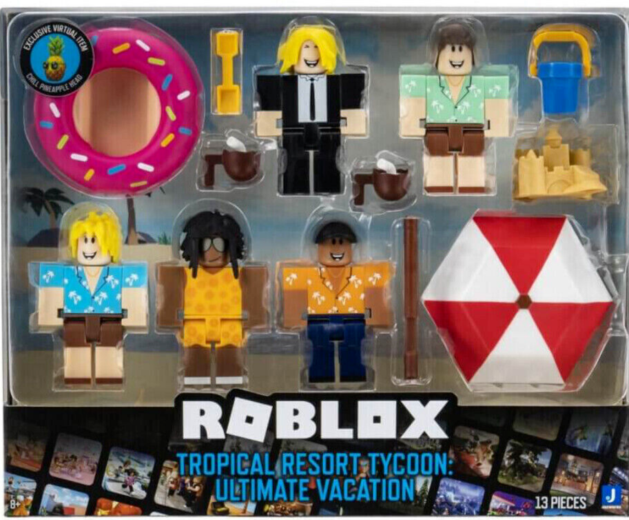 Roblox Figure Multipack Tropical Resort Tycoon Ultimate Vacation