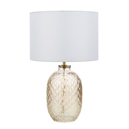 Amalfi Scallop Glass Table Lamp Home Decor