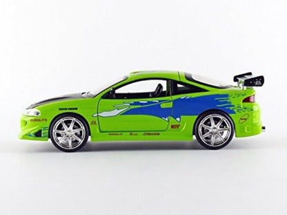 Fast and Furious Mitsubishi Eclipse 1:24 Scale Hollywood Ride Diecast Model Car