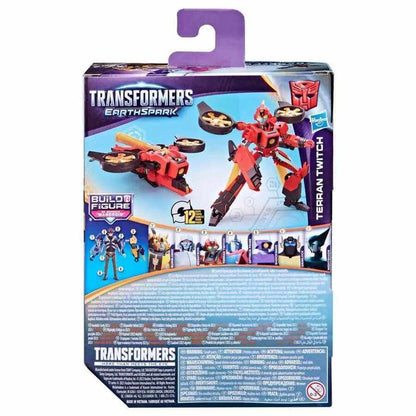 Transformers EarthSpark Deluxe Class Terran Twitch Action Figure