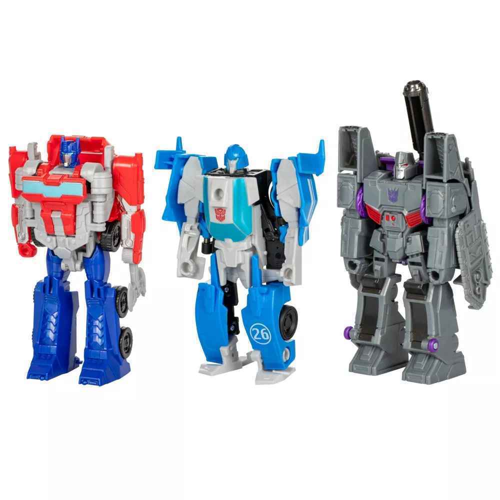 Transformers One Racing Warrior 3 Pack Transforming Action Figure