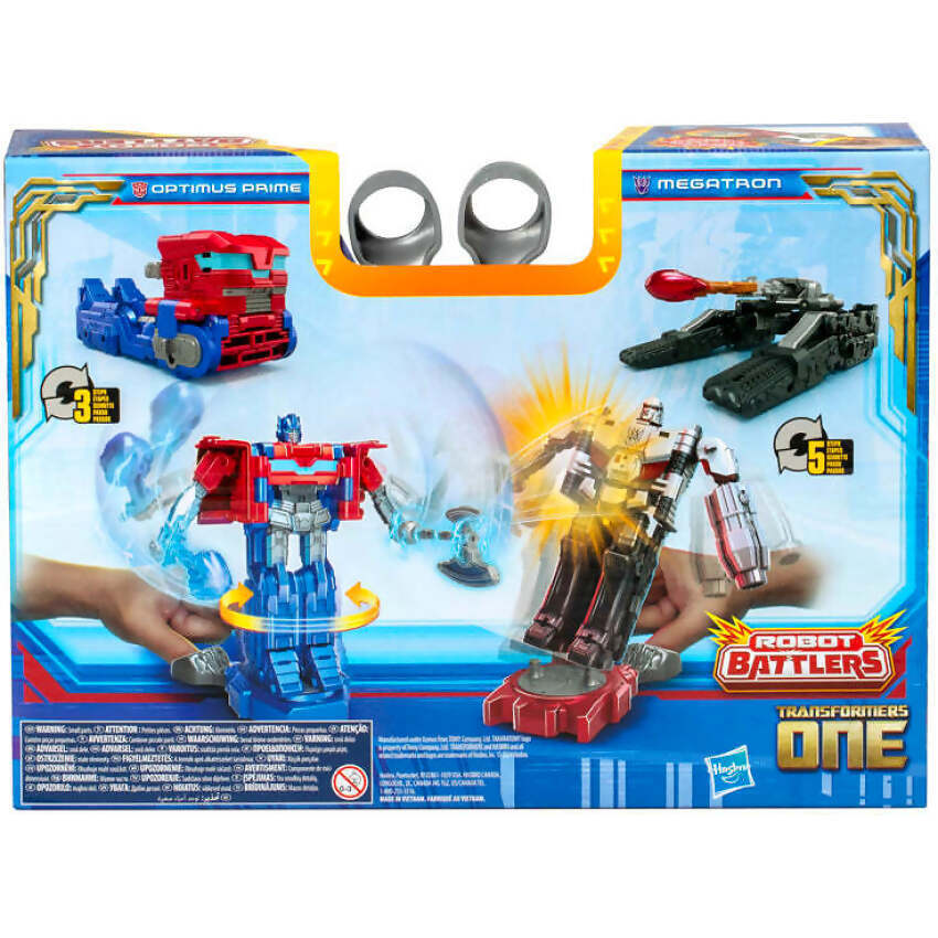 Transformers One Robot Battlers 2 Pack Optimus Prime vs Megatron