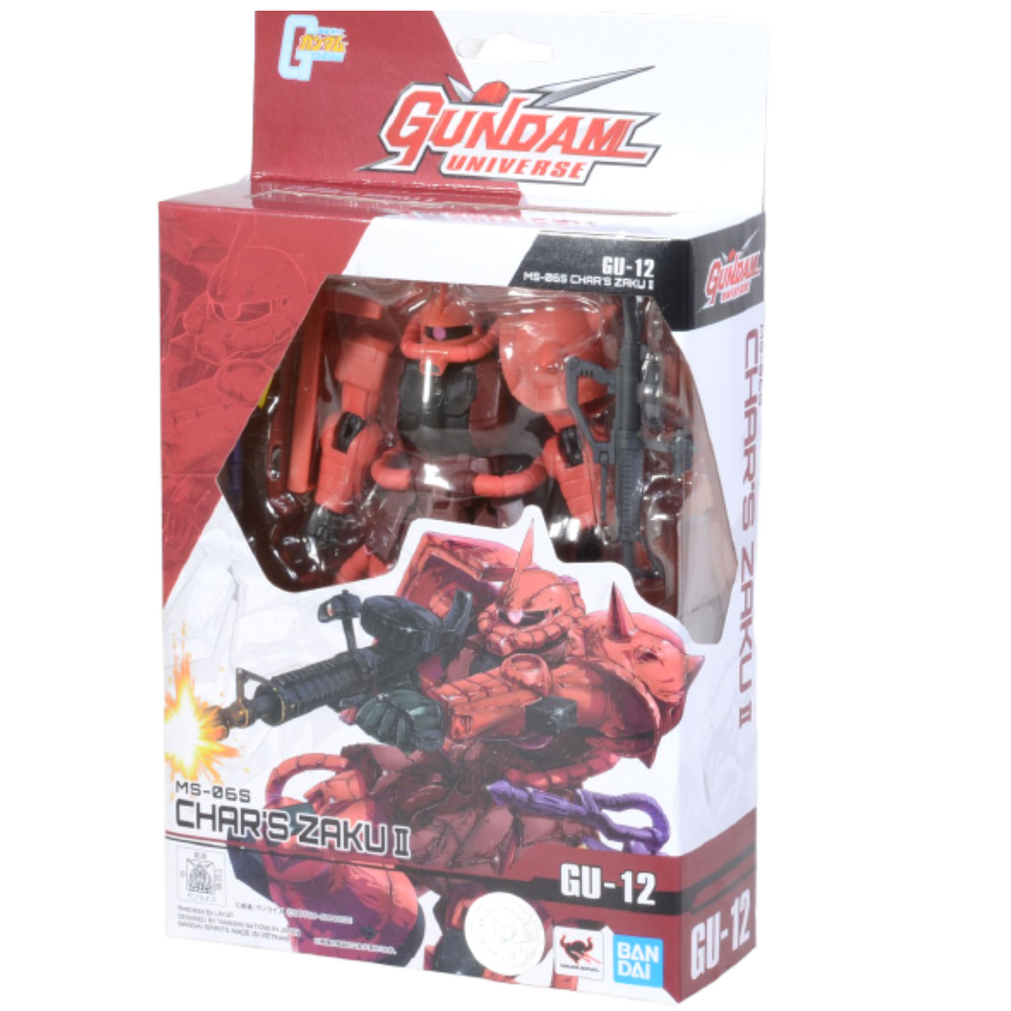 GUNDAM UNIVERSE Gundam MS-06S Char's Zaku II Bandai Action Figure