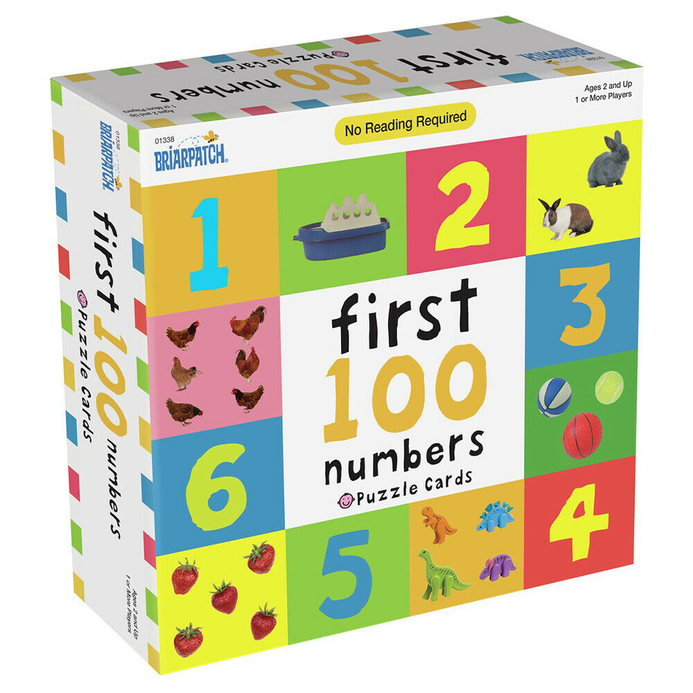 First 100 Numbers Image matching Puzzle Cards 100 Card