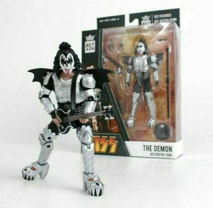 The Demon Gene Simmons Kiss Destroyer Tour BST AXN 5" Action Figure NEW