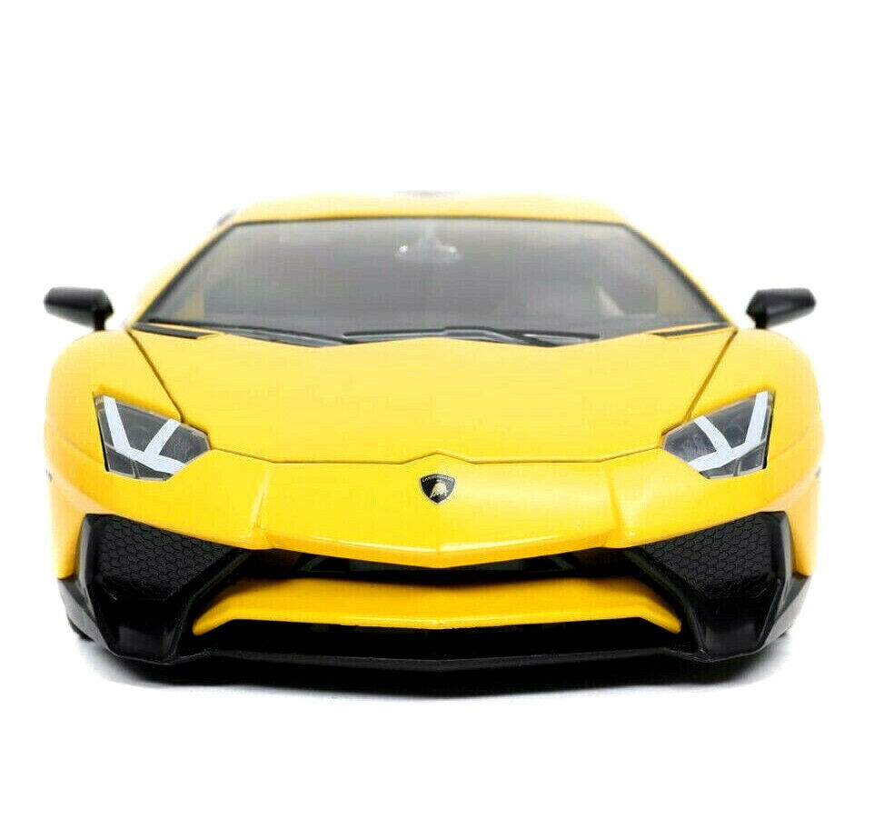 HyperSpec 2017 Lamborghini Aventador SV Yellow 1:24 Diecast Model Car By Jada