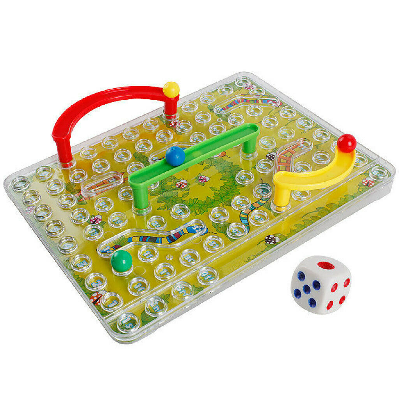 3D Snakes N Ladders Classic Family Fun Board Game