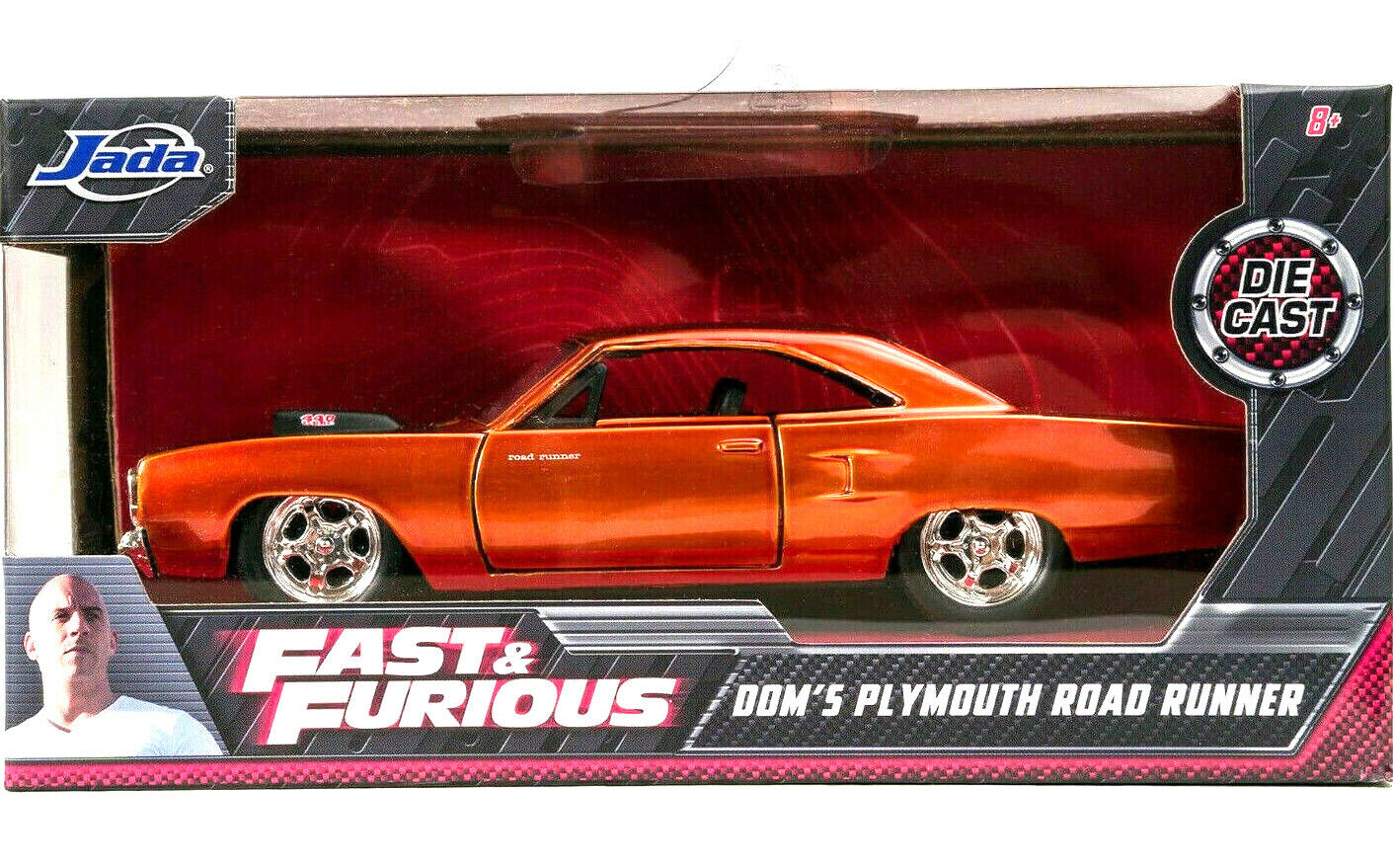 Fast & Furious - Dom’s 1970 Plymouth Road Runner 1:32 Diecast Model Car By Jada