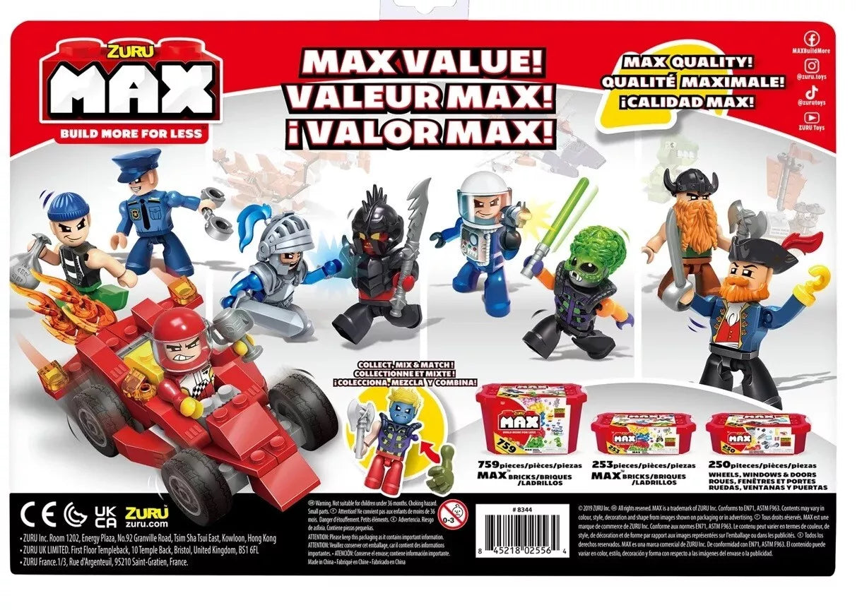 Zuru MAX Build Construction 15 Figurine Pack Assorted