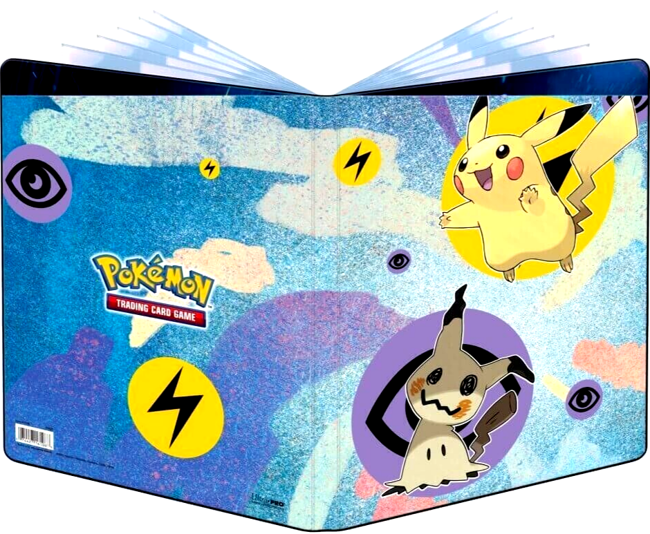 ULTRA PRO Pokemon Pikachu & Mimikyu 9 Pocket Portfolio Album Holds 180 Cards