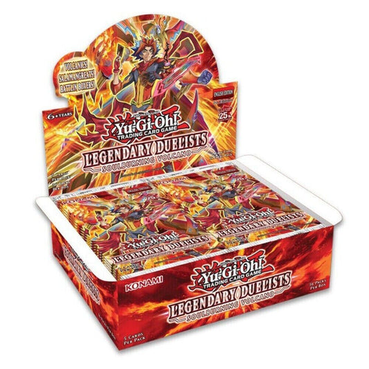 YU-GI-OH TCG Legendary Duelist Soulburning Volcano 1st Editon Sealed Box