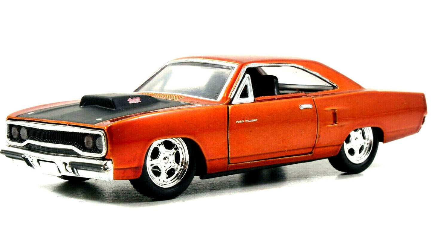 Fast & Furious - Dom’s 1970 Plymouth Road Runner 1:32 Diecast Model Car By Jada