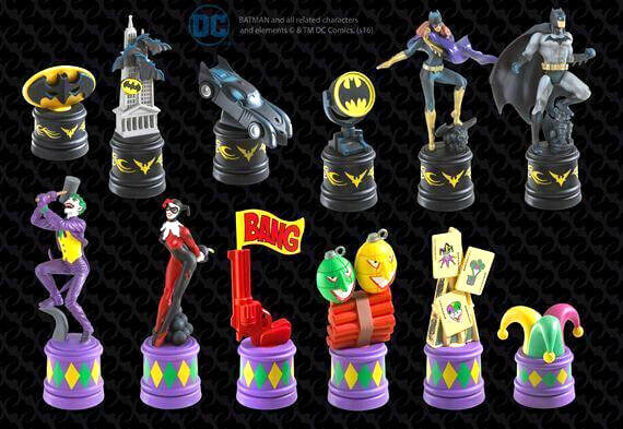 BATMAN Chess Set The Dark Knight vs The Joker By Noble Collection