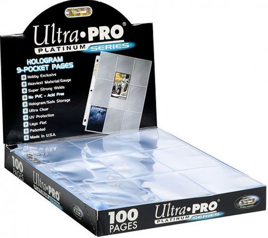 Ultra Pro Platinum 9 Pocket Sleeves